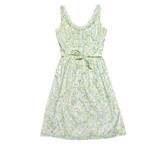 Vintage 60's-70's The‎ Lilly Lilly Pulitzer Sun Dress Floral Ivory Daisy Tulip